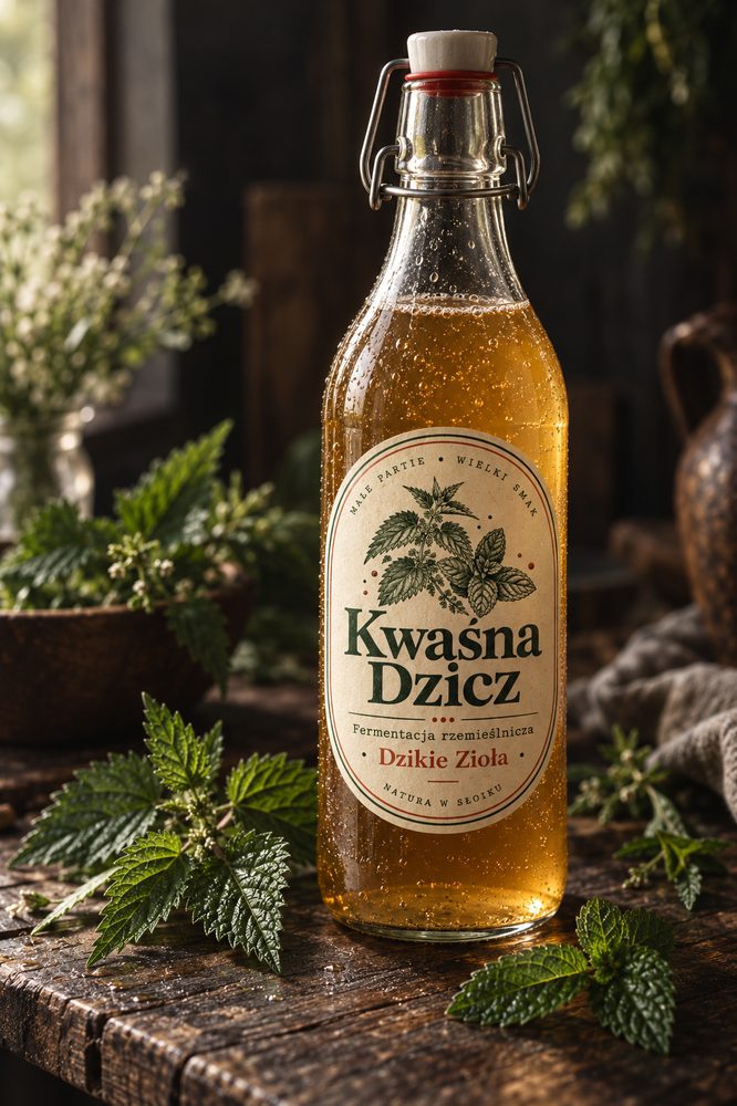 Butelka Dzikich Ziół z pokrzywą